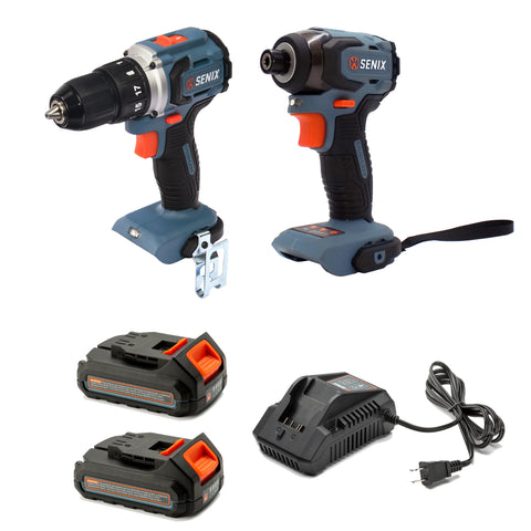 20 Volt Max* 2-Tool Cordless Brushless Combo Kit, 1/2-Inch Drill Driver & 1/4-Inch Impact Driver (Battery and Charger Included), S2K2B2-01